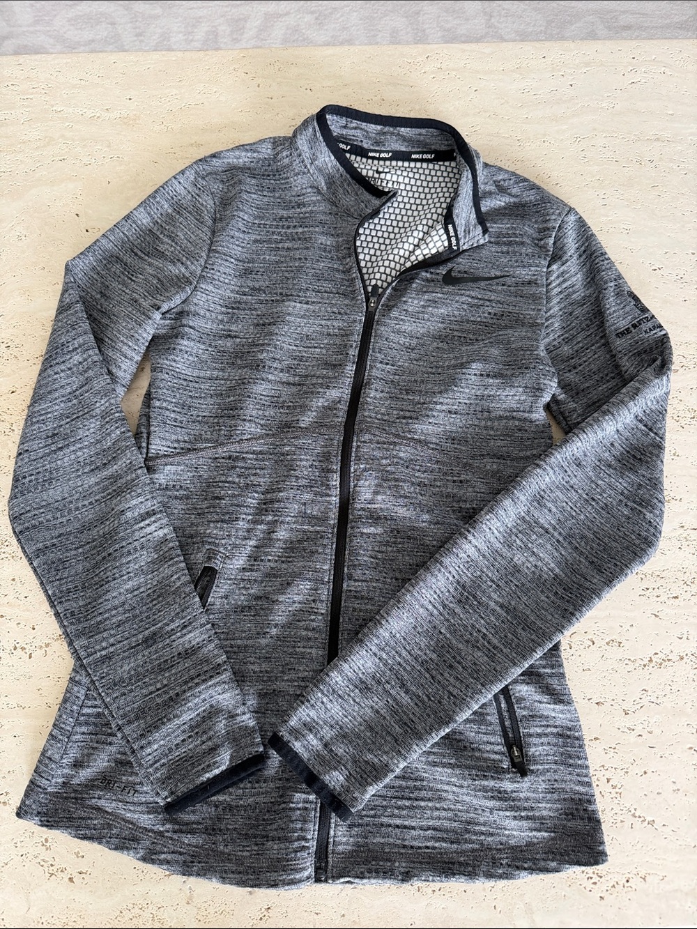 Nike Golf Ritz-Carlton Kapalua Dri-FIT Full Zip Jacket Gray Women's XS